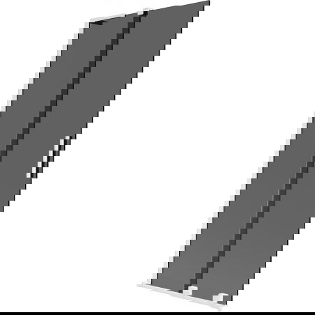 Mexen Velar L sliding bathtub screen 2-winged 85 x 150 cm, graphite, white - 896-085-003-41-20