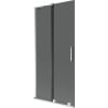 Mexen Velar L 2-panel sliding bath screen 90 x 150 cm, graphite, chrome - 896-090-003-41-01