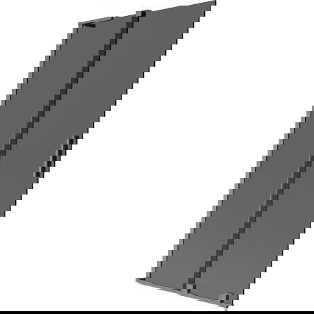 Mexen Velar L 2-wing sliding bathtub screen 90 x 150 cm, graphite, brushed gun gray - 896-090-003-41-66