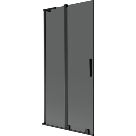 Mexen Velar L left shower panel 2-wing sliding 90 x 150 cm, graphite, black - 896-090-003-41-70