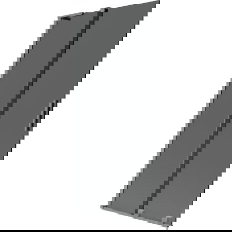 Mexen Velar L 2-panel sliding bath screen 90 x 150 cm, graphite, gun metal - 896-090-003-41-95