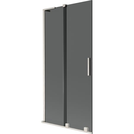 Mexen Velar L 2-panel sliding bath screen 90 x 150 cm, graphite, brushed nickel - 896-090-003-41-97