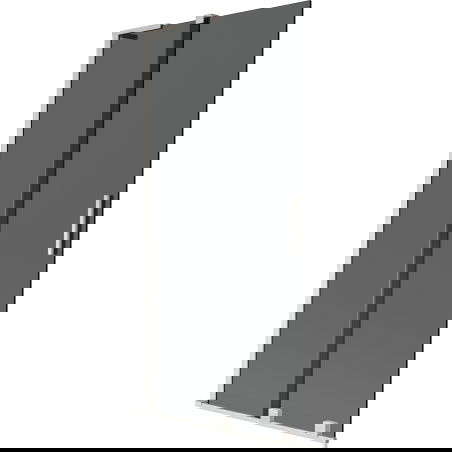 Mexen Velar L Shower Screen 2-Panel Sliding 90 x 150 cm, Graphite, Brushed Nickel - 896-090-003-41-97