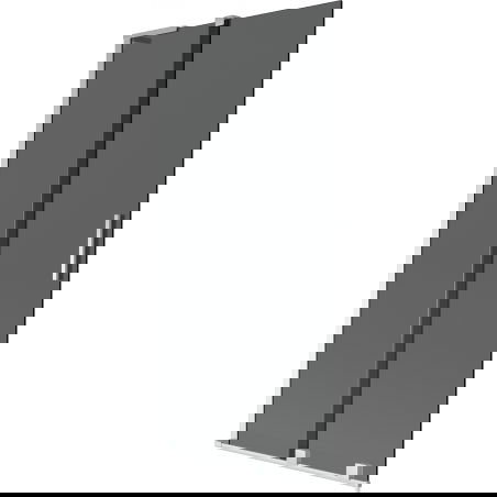 Mexen Velar L 2-wing Sliding Shower Screen 95 x 150 cm, Graphite, Chrome - 896-095-003-41-01