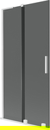 Mexen Velar L 2-wing sliding shower screen 95 x 150 cm, graphite, white - 896-095-003-41-20