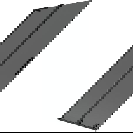 Mexen Velar L shower screen 2-panel sliding 95 x 150 cm, graphite, black - 896-095-003-41-70