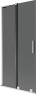 Mexen Velar L 2-panel sliding shower screen 95 x 150 cm, graphite, brushed nickel - 896-095-003-41-97