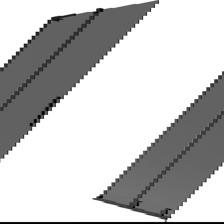 Mexen Velar L shower screen 2-wing sliding 100 x 150 cm, graphite, black - 896-100-003-41-70