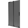 Mexen Velar L bath screen 2-panel sliding 100 x 150 cm, graphite, black - 896-100-003-41-70