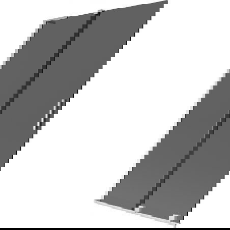 Mexen Velar L 2-wing sliding bath screen 110 x 150 cm, graphite, chrome - 896-110-003-41-01
