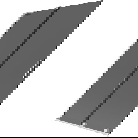 Mexen Velar L 2-panel sliding shower screen 120 x 150 cm, graphite, chrome - 896-120-003-41-01