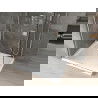 Mexen Omega sliding shower cabin 130 x 80 cm, transparent, chrome + Flat shower tray - 825-130-080-01-00-4010