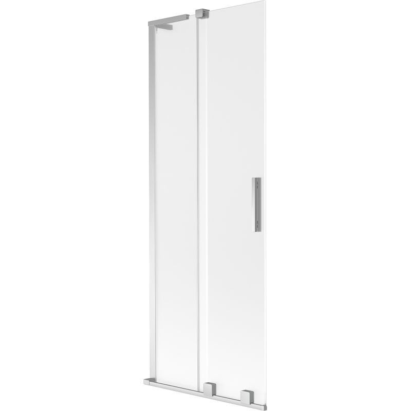 Mexen Velar L 2-panel sliding shower screen 70 x 150 cm, frost, chrome - 896-070-003-31-01