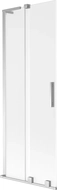Mexen Velar L 2-panel sliding shower screen 70 x 150 cm, frost, chrome - 896-070-003-31-01