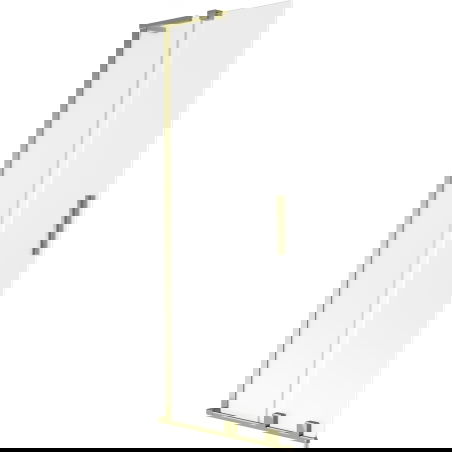 Mexen Velar L bath screen 2-wing sliding 70 x 150 cm, frost, gold - 896-070-003-31-50