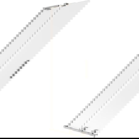 Mexen Velar L 2-panel sliding shower screen 70 x 150 cm, frost, brushed nickel - 896-070-003-31-97