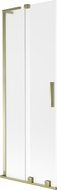 Mexen Velar L Shower Screen 2-Wing Sliding 75 x 150 cm, Frosted, Gold - 896-075-003-31-50