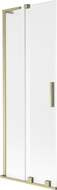 Mexen Velar L shower screen 2-panel sliding 75 x 150 cm, frosted, brushed gold - 896-075-003-31-55