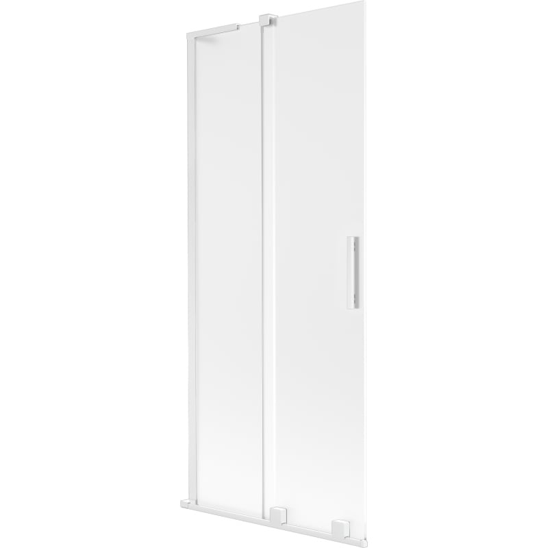 Mexen Velar L 2-panel sliding bath screen 80 x 150 cm, frost, white - 896-080-003-31-20