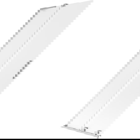 Mexen Velar L sliding tub screen 2-panel 85 x 150 cm, frosted, chrome - 896-085-003-31-01