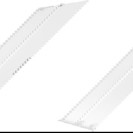 Mexen Velar L Shower Door 2-Panel Sliding 85 x 150 cm, Frosted, White - 896-085-003-31-20
