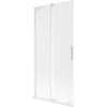 Mexen Velar L 2-panel sliding bath screen 90 x 150 cm, frost, white - 896-090-003-31-20