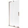 Mexen Velar L two-wing sliding bath screen 90 x 150 cm, frost, rose gold - 896-090-003-31-60