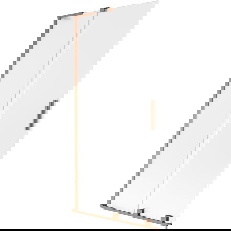 Mexen Velar L 2-wing sliding shower screen 90 x 150 cm, frost, brushed copper - 896-090-003-31-65