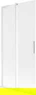 Mexen Velar L shower screen 2-wing sliding 95 x 150 cm, frosted, white - 896-095-003-31-20
