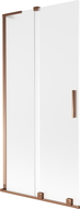 Mexen Velar L Shower Screen 2-Panel Sliding 95 x 150 cm, Frosted, Rose Gold - 896-095-003-31-60
