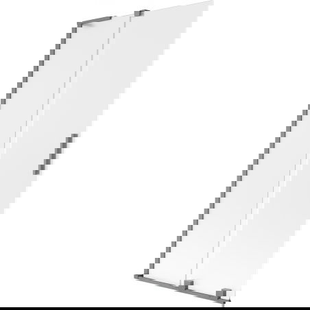 Mexen Velar L 2-panel sliding shower screen 95 x 150 cm, frost, gun metal - 896-095-003-31-95