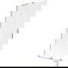 Mexen Velar L 2-wing sliding shower screen 95 x 150 cm, frost, brushed nickel - 896-095-003-31-97
