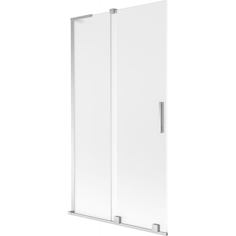 Mexen Velar L 2-panel sliding bathtub screen 100 x 150 cm, frosted, chrome - 896-100-003-31-01
