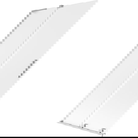 Mexen Velar L 2-panel sliding bathtub screen 100 x 150 cm, frosted, chrome - 896-100-003-31-01