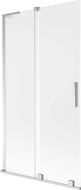 Mexen Velar L 2-panel sliding bath screen 100 x 150 cm, frosted, chrome - 896-100-003-31-01
