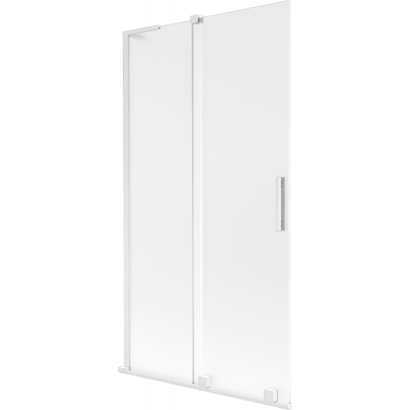 Mexen Velar L shower screen 2-wing sliding 100 x 150 cm, frosted, white - 896-100-003-31-20