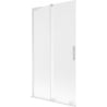 Mexen Velar L 2-wing sliding bath screen 100 x 150 cm, frosted, white - 896-100-003-31-20