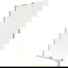 Mexen Velar L 2-panel Sliding Shower Screen 100 x 150 cm, Frosted, Brushed Gold - 896-100-003-31-55