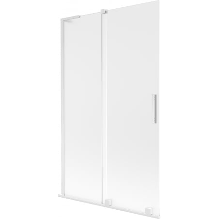Mexen Velar L 2-wing sliding bath screen 110 x 150 cm, frosted, white - 896-110-003-31-20
