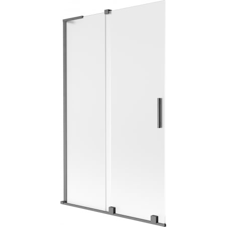 Mexen Velar L shower screen 2-wing sliding 110 x 150 cm, frost, gun gray brushed - 896-110-003-31-66