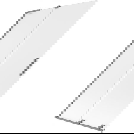 Mexen Velar L two-winged sliding shower screen 110 x 150 cm, frost, gun metal - 896-110-003-31-95