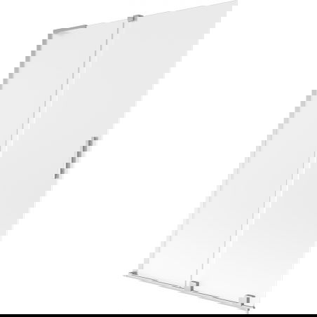 Mexen Velar L shower screen 2-panel sliding 120 x 150 cm, frost, chrome - 896-120-003-31-01