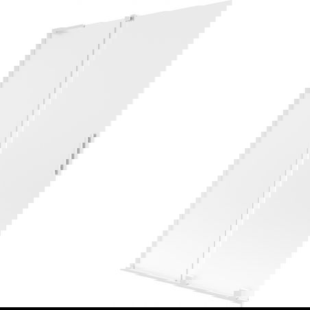 Mexen Velar L bathtub screen 2-panel sliding 120 x 150 cm, frosted, white - 896-120-003-31-20