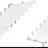 Mexen Velar L shower screen 2-panel sliding 120 x 150 cm, frost, gold - 896-120-003-31-50