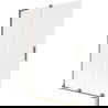 Mexen Velar L shower screen 2-panel sliding 120 x 150 cm, frost, rose gold - 896-120-003-31-60
