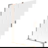 Mexen Velar L shower panel 2-wing sliding 120 x 150 cm, frost, brushed copper - 896-120-003-31-65