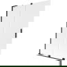 Mexen Velar L 2-wing sliding shower screen 120 x 150 cm, frost, black - 896-120-003-31-70