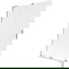 Mexen Velar L 2-panel sliding shower screen 120 x 150 cm, frost, brushed nickel - 896-120-003-31-97