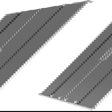 Mexen Velar L Duo 2-panel sliding bathtub screen 150 x 150 cm, graphite, chrome - 896-150-003-42-01
