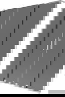 Mexen Velar L Duo 2-panel sliding bath screen 150 x 150 cm, graphite, chrome - 896-150-003-42-01